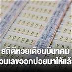 ตรวจหวยเดือนมีนาคม